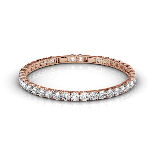 Crystal Tennis Bracelet DB0034 by Veecans Jewellery with crystals from Swarovski
