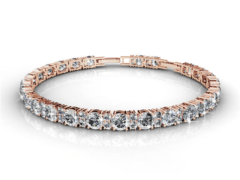 Joyous Crystal Bracelet DB0040 by Veecans Jewellery with crystals from Swarovski