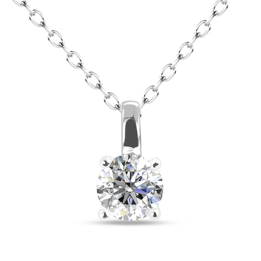 Solitaire Crystal Pendant DP0040 by Veecans Jewellery with crystals from Swarovski