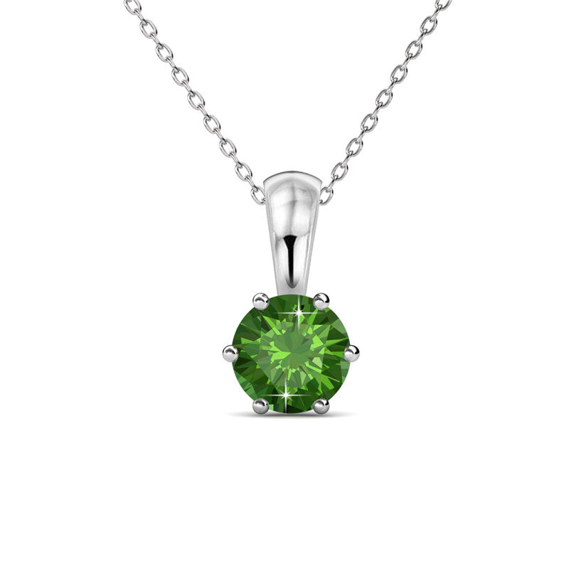Birthstone Crystal Pendant DP0060 by Veecans Jewellery with crystals from Swarovski