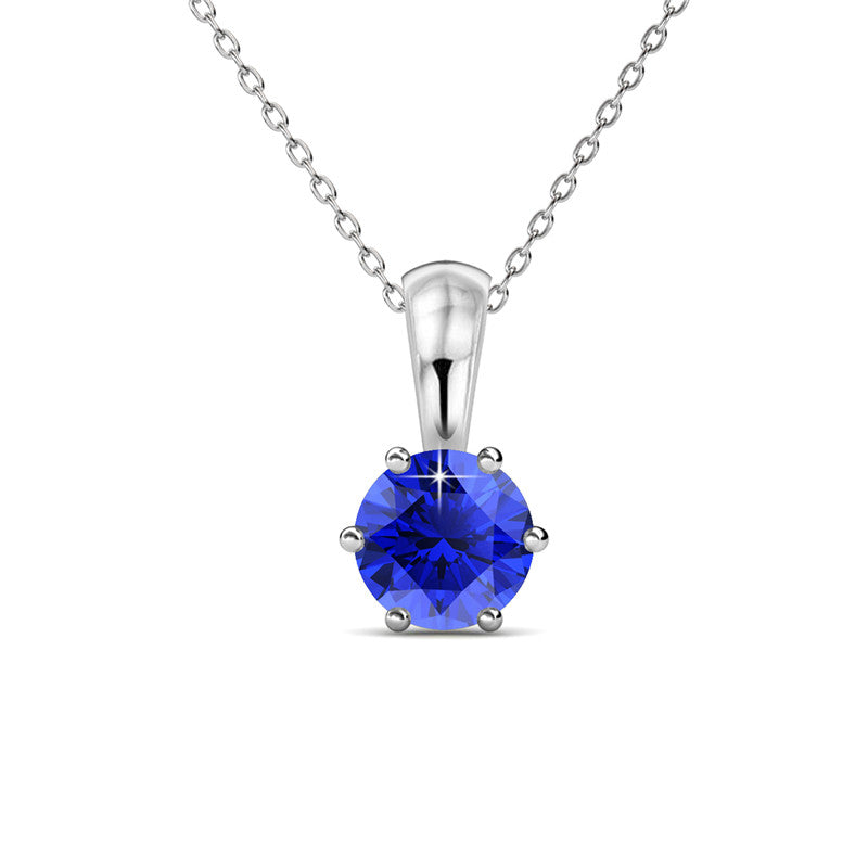 Birthstone Crystal Pendant DP0060 by Veecans Jewellery with crystals from Swarovski