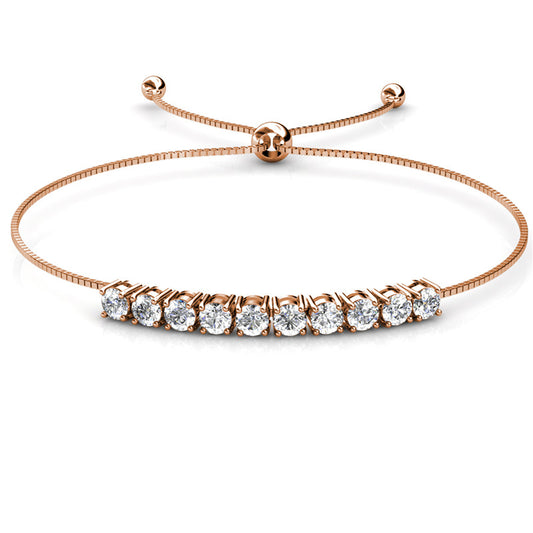 Crystal Mia Bracelet DB0147 by Veecans Jewellery with crystals from Swarovski