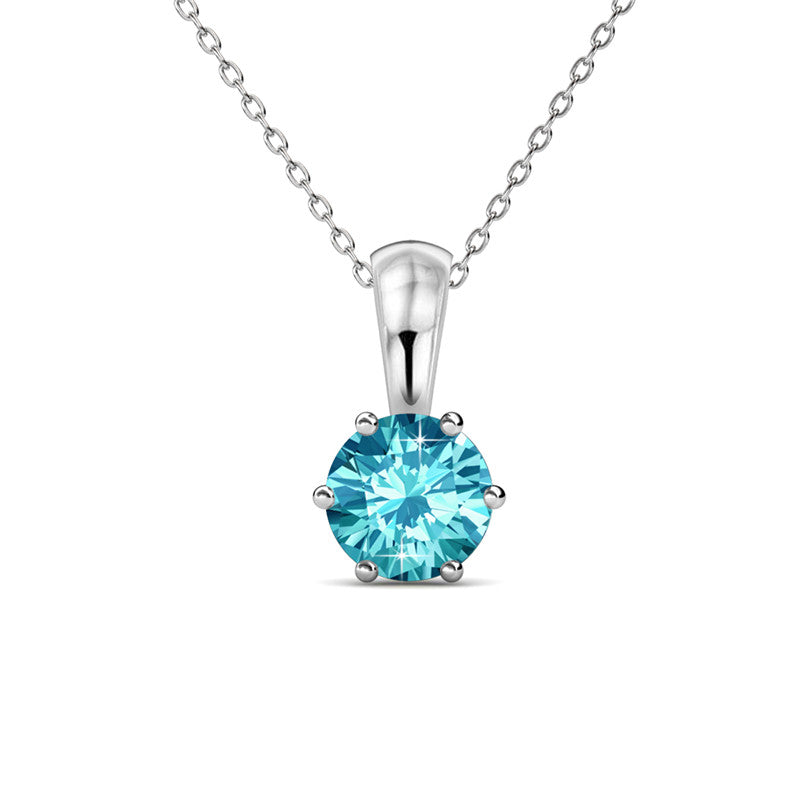 Birthstone Crystal Pendant DP0060 by Veecans Jewellery with crystals from Swarovski