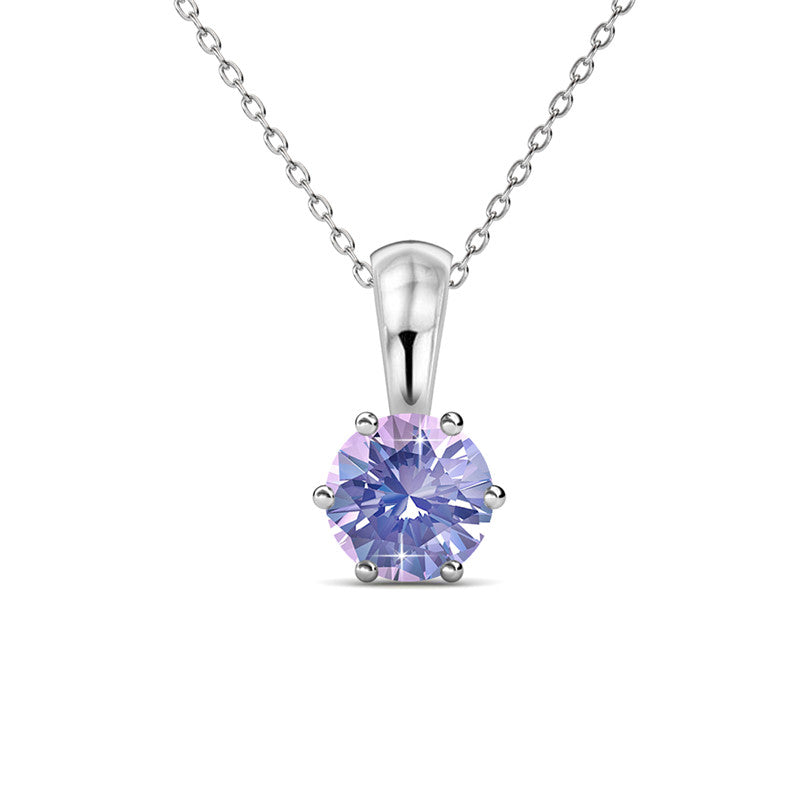 Birthstone Crystal Pendant DP0060 by Veecans Jewellery with crystals from Swarovski