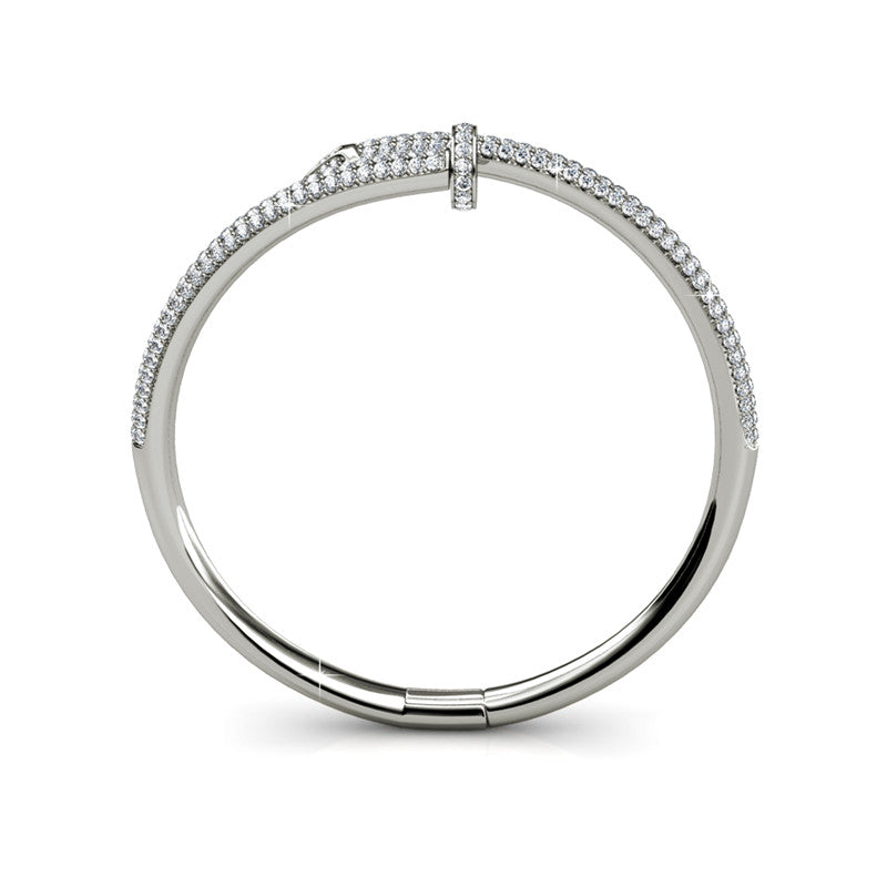 Nail Crystal Bangle DB0104 by Veecans Jewellery with crystals from Swarovski