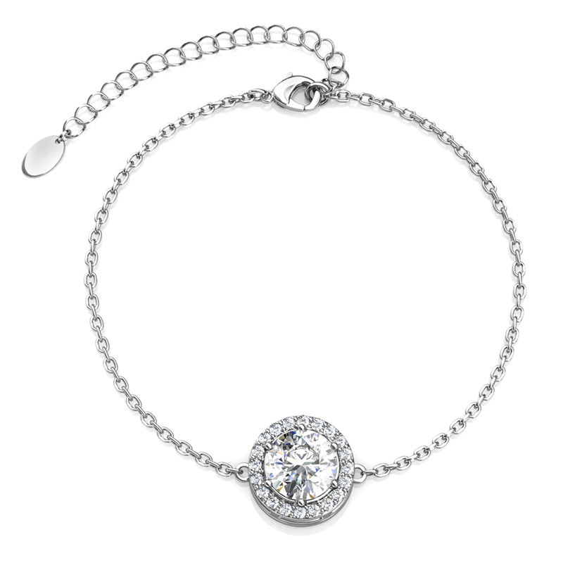 Kreis Crystal Bracelet DB0093 by Veecans Jewellery with crystals from Swarovski