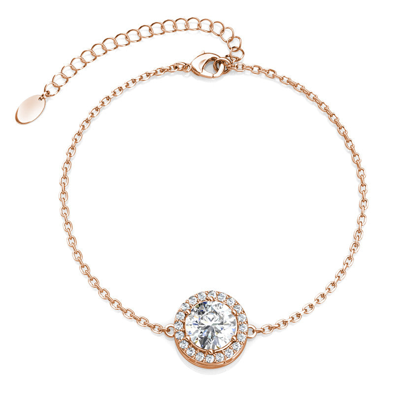 Kreis Crystal Bracelet DB0093 by Veecans Jewellery with crystals from Swarovski
