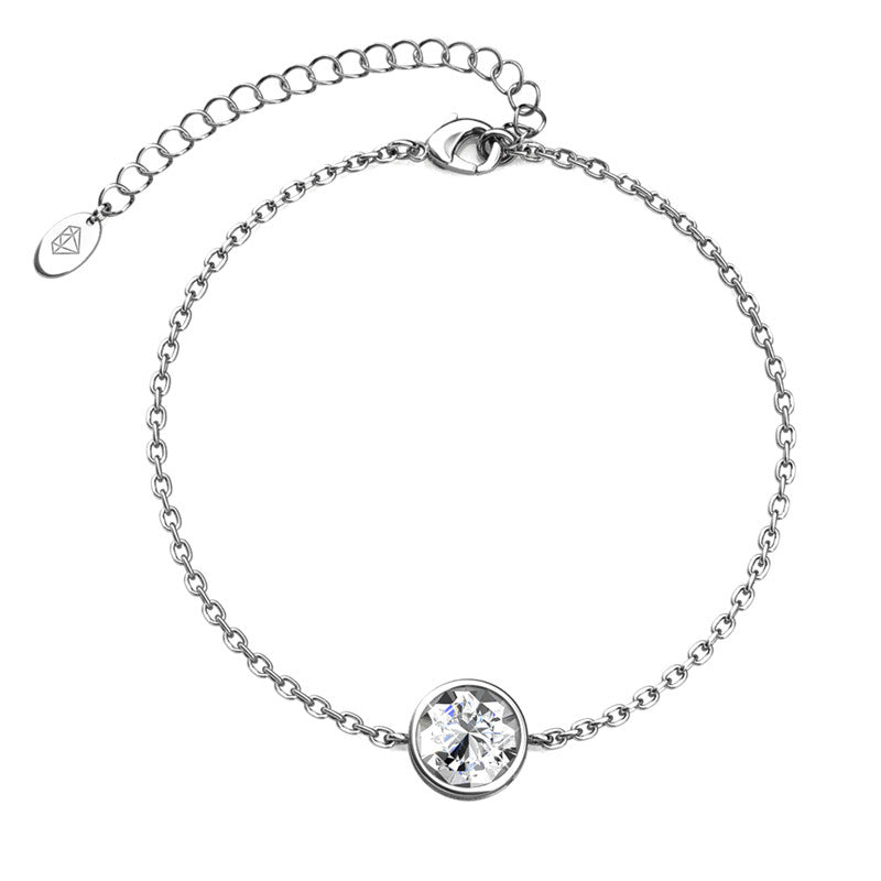 Petite Crystal Bracelet DB0021 by Veecans Jewellery with crystals from Swarovski