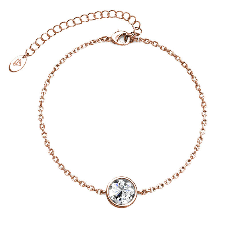 Petite Crystal Bracelet DB0021 by Veecans Jewellery with crystals from Swarovski
